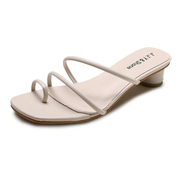 

slippers sandals and women fashion shoes korean wild women's transparent with word drag pinch flip-flops, Black
