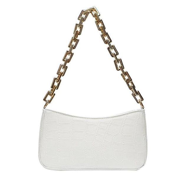 

evening bags fashion and exquisite female bag, solid color stone pattern, personality trend, underarm large capacity messenger bag