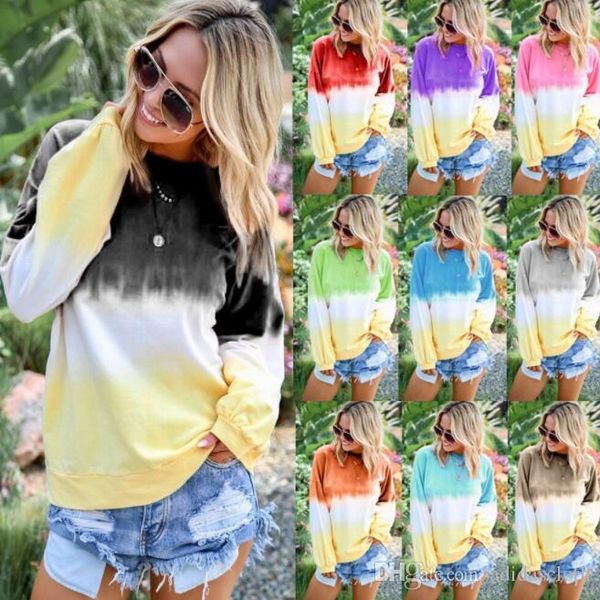 

winter long sleeve hoodies style rainbow gradient printed long sleeve hoodie rainbow gradient printed long sleeve hoodie, Black