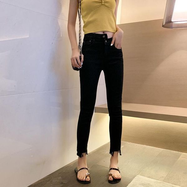 

women's jeans women 2021 spring autumn high waist skinny mujer slim stretch female pencil denim pants lady casual trousers g134, Blue