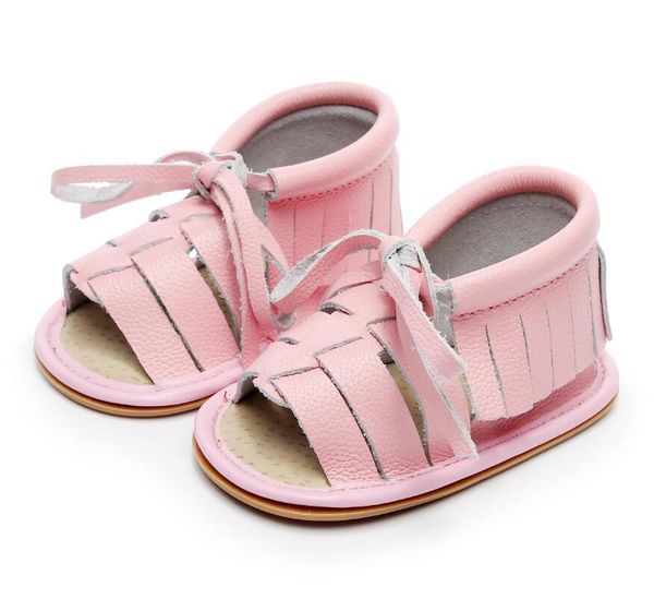 

first walkers summer genuine leather baby shoes infantil toddler moccasins lace up fringe nonslip for 0-24m