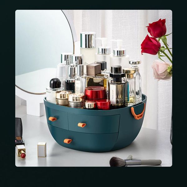 

storage boxes & bins cosmetic box bathroom lipstick container waterproof drawer makeup