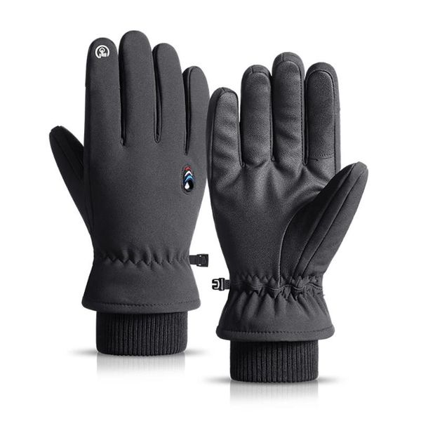 

ski gloves winter for men and women windproof warm outdoor sports waterproof anti-lost riding