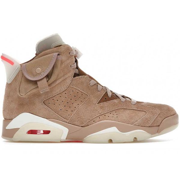 

perfect quality men women basketball shoes jumpman 6 6s british khaki sneakers original box