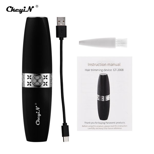 

electric mini lipstick epilator eyebrow trimmer makeup painless hair removal shaver razor for women body bikini usb rechargeable