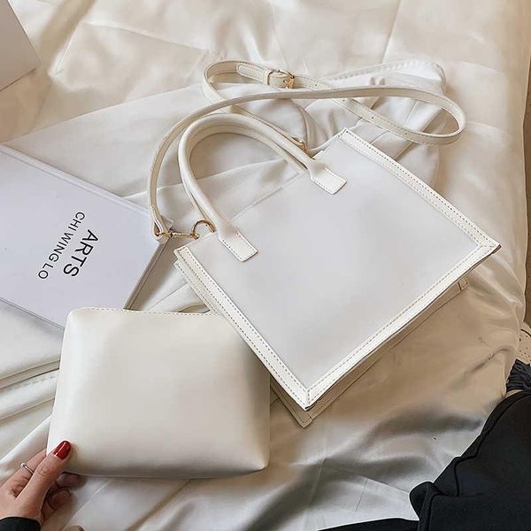 

cross body 2 pcs/set small pu leather crossbody bags for women 2021 summer trend lady luxury fashion shoulder handbags designer