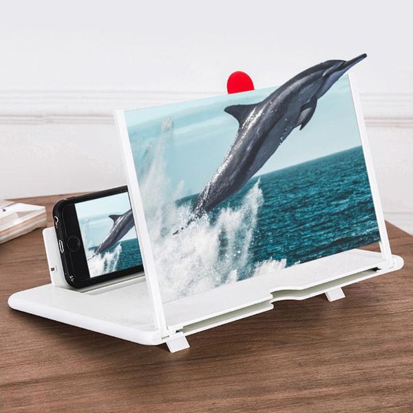 

cell phone mounts & holders enlarged eye protection movie holder 12 inch folding adjustable angle 3d screen magnifier hd non slip with brack