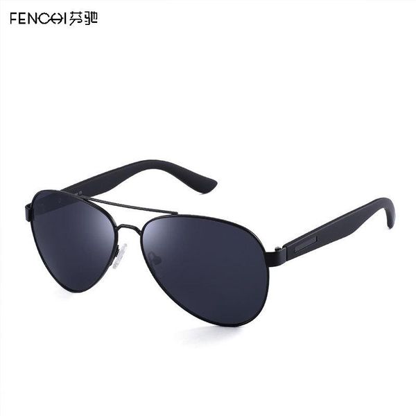 

sunglasses 2021 colorful big frame fashion metal polarized, White;black