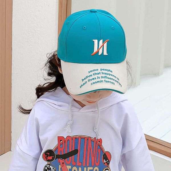 

children's hat spring and autumn girls' cap sun shading cartoon children's baseball cap casual versatile, Yellow