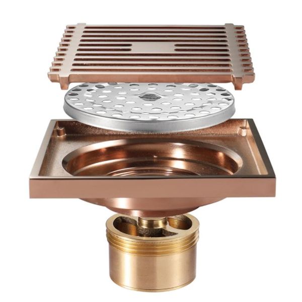

other bath & toilet supplies hideep bathroom shower floor drain brass deodorant rose gold