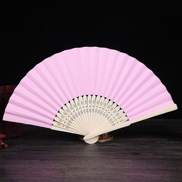 

other home decor 10pcs/multicolor foldable paper fan portable party wedding supplies chinese hand dance gift ramadan decoration 21cm