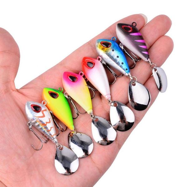 

1pcs 20mm-35mm metal mini vib fishing lure 6g-22g winter ice fishing tackle pin crankbait vibration spinner sink jllqma