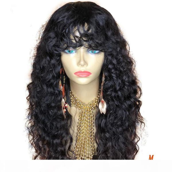 

simbeauty curly full lace human hair wigs with baby hair brazilian short bob transparent 13x6 360 lace front wig remy fringe wig, Black;brown