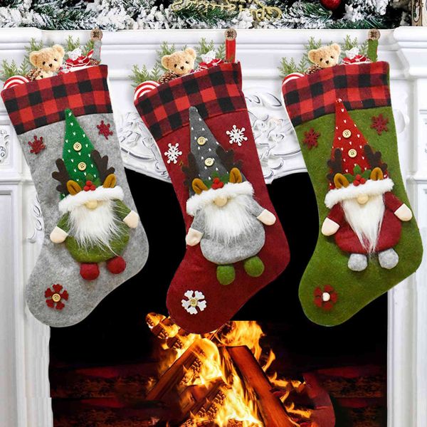 

lf decorative doll stockings pendant santa children's christmas gift bag