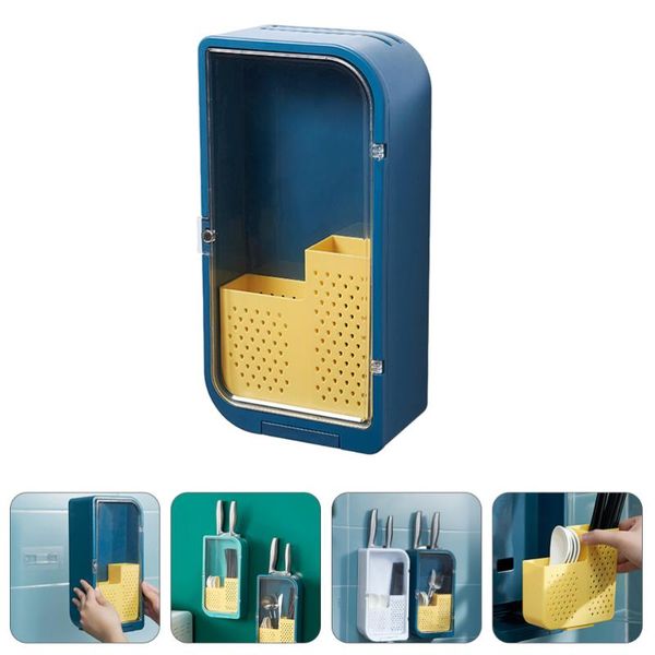 

chopsticks versatile holder box punch-cutter storage organizer