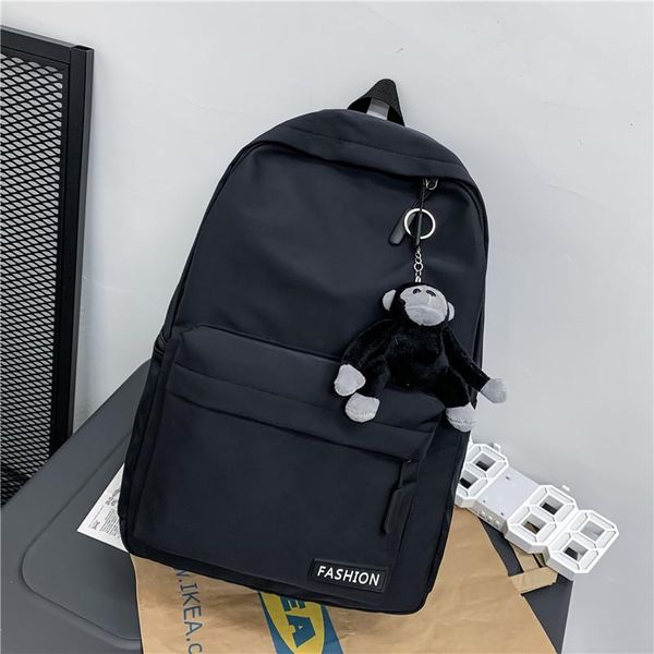 

backpack 2021 waterproof nylon stripes schoolbag for boys and girls large capacity leisure trivel bags