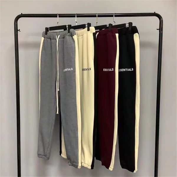 

2021 new vintage mist essentials sweatpants kanye west 1:1 heavy casual joggers pants kxta, Black