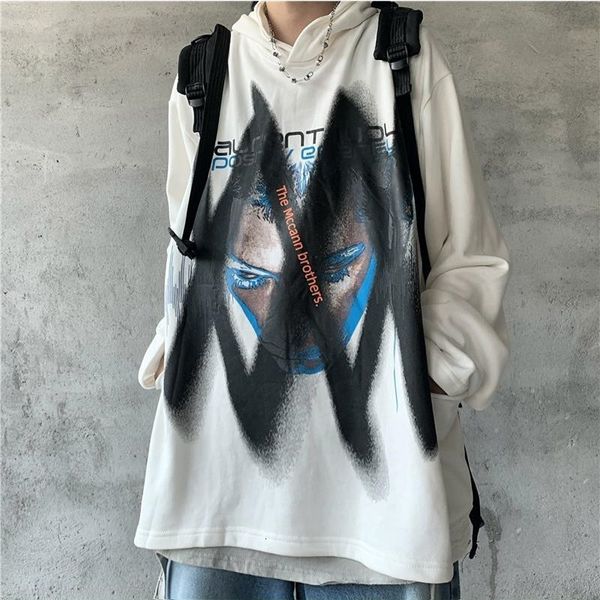 

2021 new legal coreano hoodie streetwear japons hip hop moletom moda s casual engraado outono harajuku rock hoodies masculino 6smj, Black