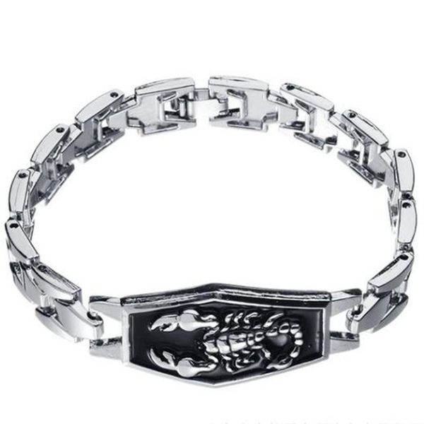 

bangle scorpio men's bracelet fashion hip hop punk personality party jewelry gift 2021 trend, Black