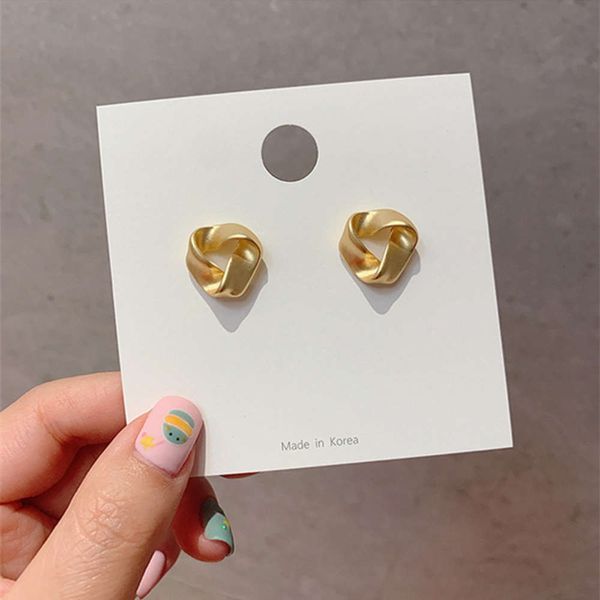 

circle earrings simple metal temperament