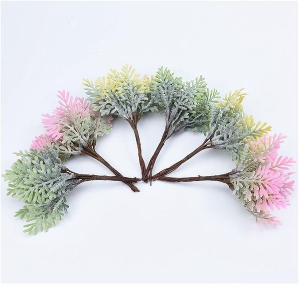 

10pcs artificial plastic water grass christmas scrapbooking flowers for home decor wedding party fake plants gifts di qylrfa