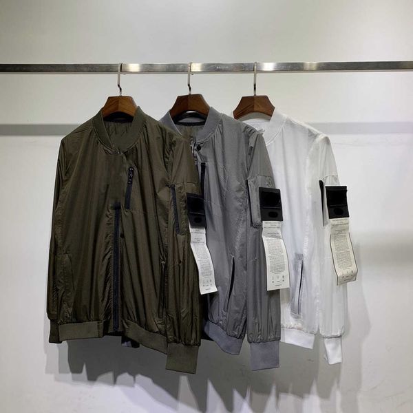 

brand men turn-down collar windbreaker zipper patchwork jackets stone running sports hoody jogger casual island coat size m-xxl 990, Black;brown