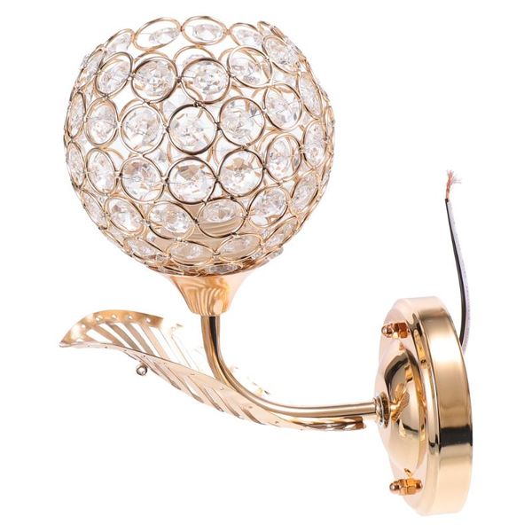 

wall lamp crystal glass sconce living room hallway bedroom light fixture
