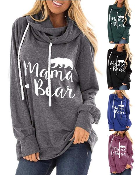 

women's hoodies & sweatshirts style for autumn winter 2021, fashionable letter-printed with loose young women street blouse, Black