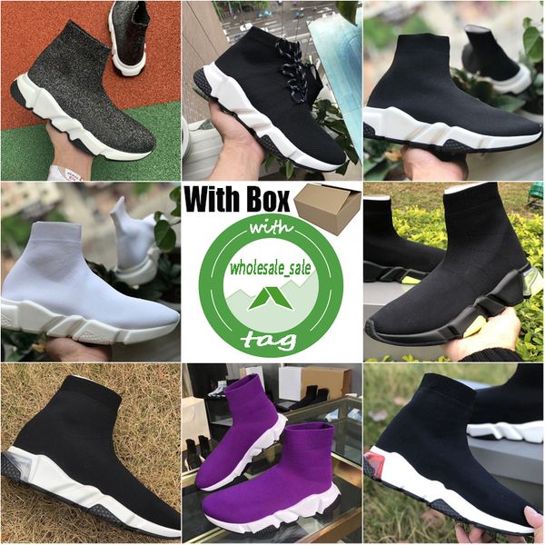 

2021 new mens women sock shoe speed 1.0 trainer jogging shoes sock casual shoe paris race runners black casual boots sports trainers