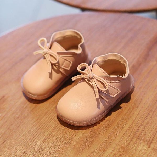 

first walkers baby princess shoes girls soft bottom toddler bowtie leather