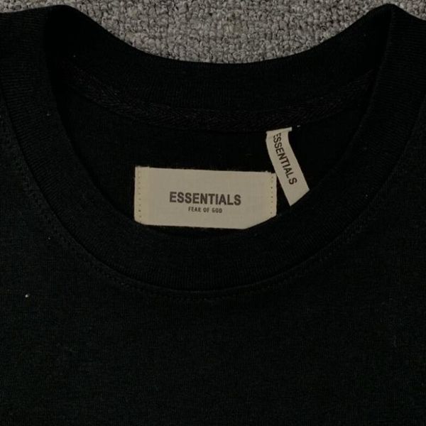 

fog tee of essentials t-shirt fear short sleeves men women hop street god casual summer hip skateboard ugijd, Black