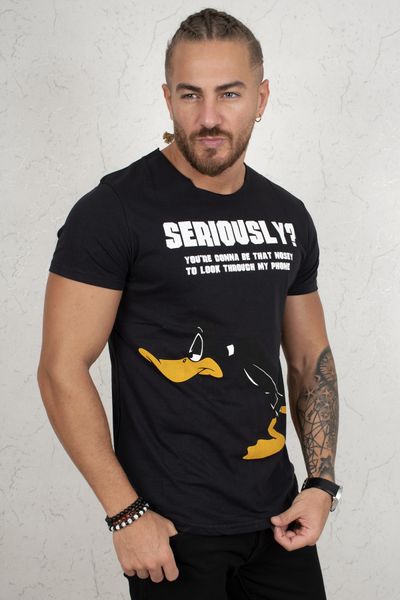 

black fronting t-shirt 2002051 3znb, White;black