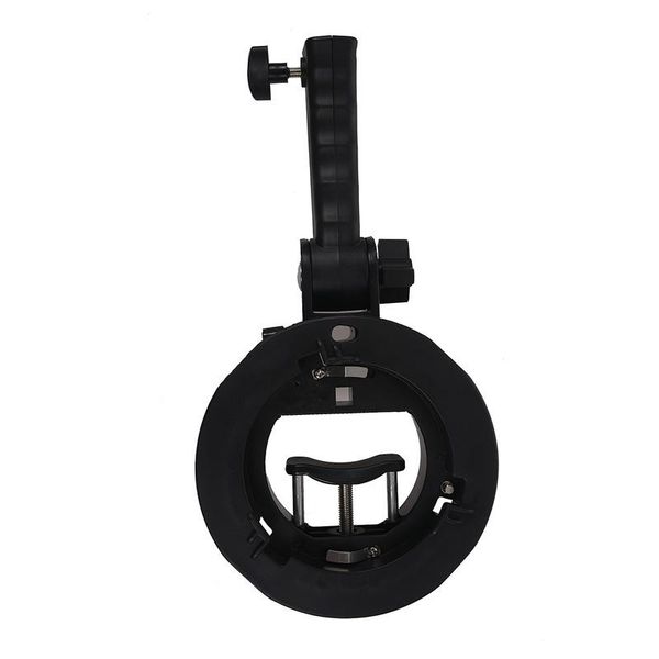 

bracket pro mount adapter holder for speedlite snoot flash softbox with hand grip