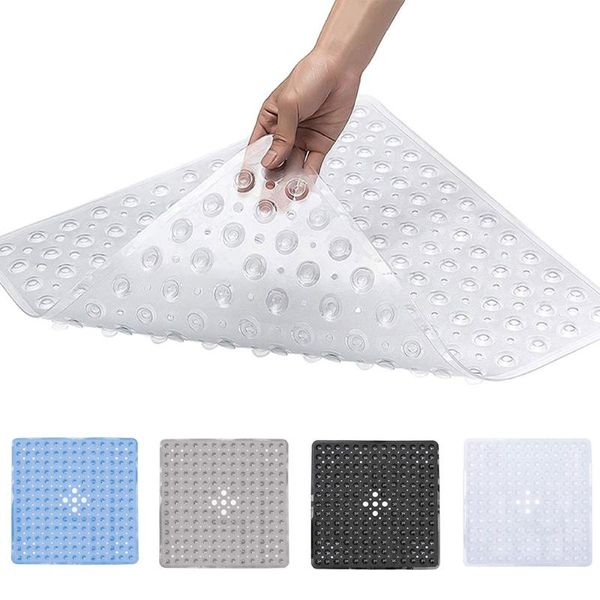 

bath mats non slip anti mould bathroom bubble mat antibacterial mildew resistant 53x53cm