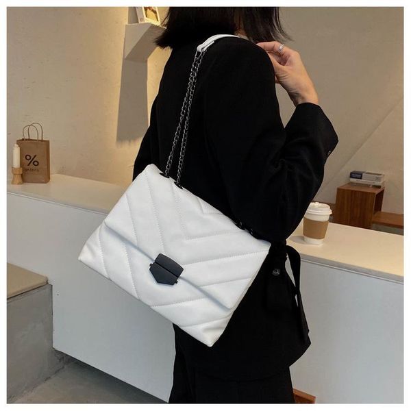

shoulder bags net red texture casual pu leather messenger bag, ladies 2021 trend handbags trendy fashion one-shoulder
