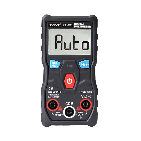 

multimeters original manufacturer zoyi zt-s2 4000 counts true-rms button automatic digital multimeter battery test ac dc voltage current