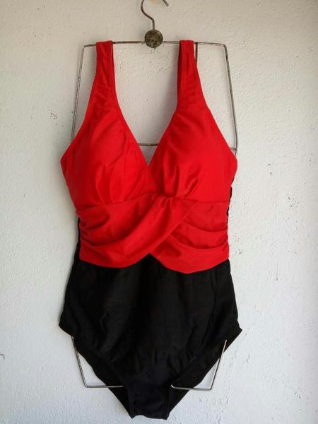 

one-piece suits 2021 swim wear bathing women's tankini swimsuits vintage patchwork one piece swimsuit large size swimwear for women