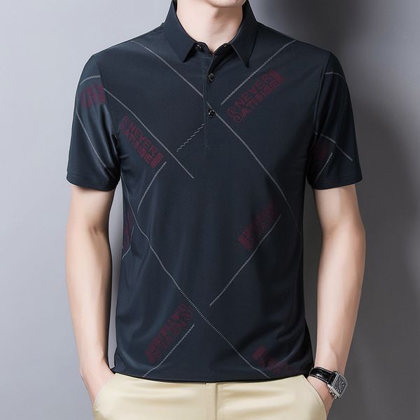 

new products men's multicolor short sleeve men's polo shirt european and american casual outdoor fashion korean t-shirt, White;black