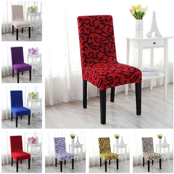 

new creative stretch chair cover half pack chair cover multi-color l banquet folding office home soft