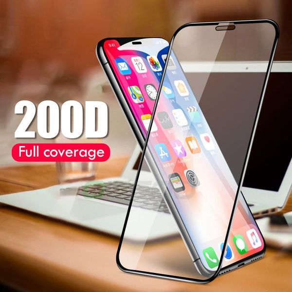 

200d tempered glass for x xs 6 6s 7 8 plus glass screen protector for 7 se 2021 11 pro max xr x screen protection