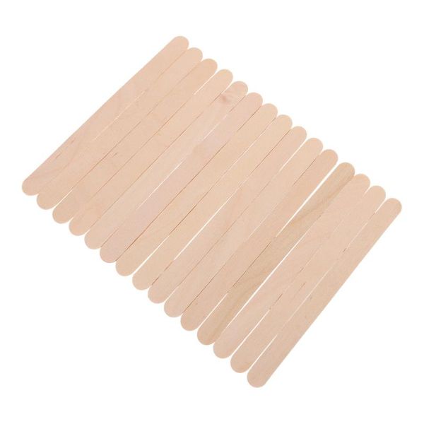 

spoons 100pcs popsicle diy stick crafting supplies wooden stirring rods glue