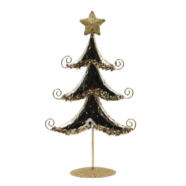 

decorative flowers & wreaths christmas tree mini artificial table decorations iron craft wrought simulation fashion home decoration