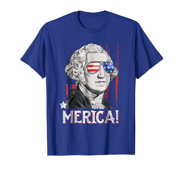 

george washington merica t shirt 4th of july men women gifts, White;black