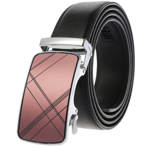 

belts male designer automatic buckle cowhide leather men's belt luxury men ceinture homme ly236-1326-1, Black;brown