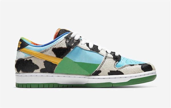 

originals shoes sb low chunky dunky white lagoon pulse-black-university gold men women outdoor sports sneakers skateboard with cow