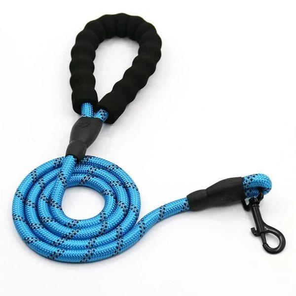 

luminous beautiful 1.5m nylon safety buckle dog pet leash 01