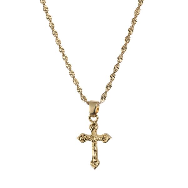 

charm jesus cross necklaces for women girl new design christian jewelry, Silver