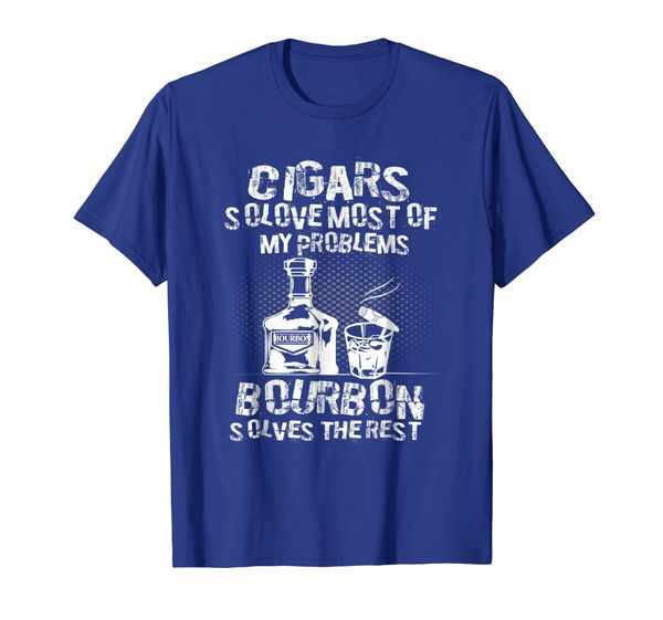 

Cigars Solve Most Of My Problem Bourbon Solves The Rest Tee, Mainly pictures