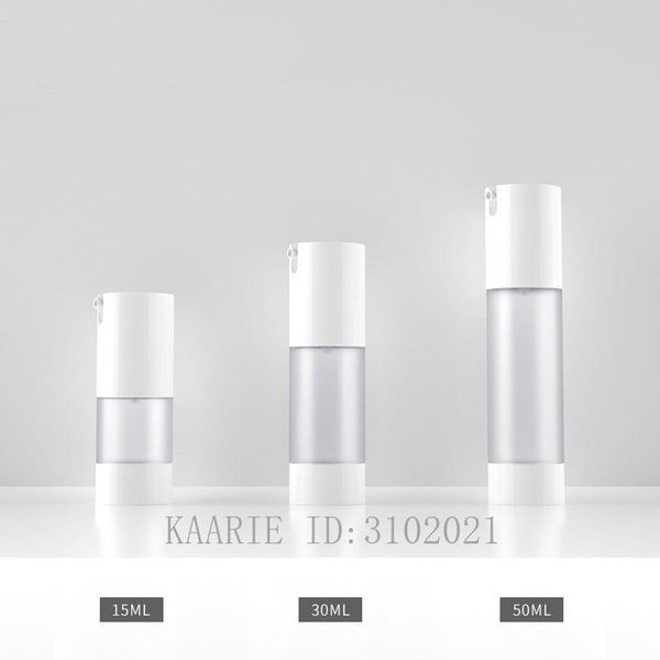 

storage bottles & jars 15ml30ml50ml 30pcs plastic cosmetic frosted vacuum toner spray nozzle bottle,empty diy airless liquid lotion containe