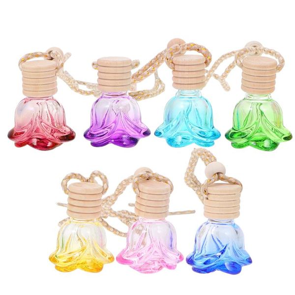 

storage bottles & jars 7pcs 15ml perfume bottle pendants delicate hanging for car
